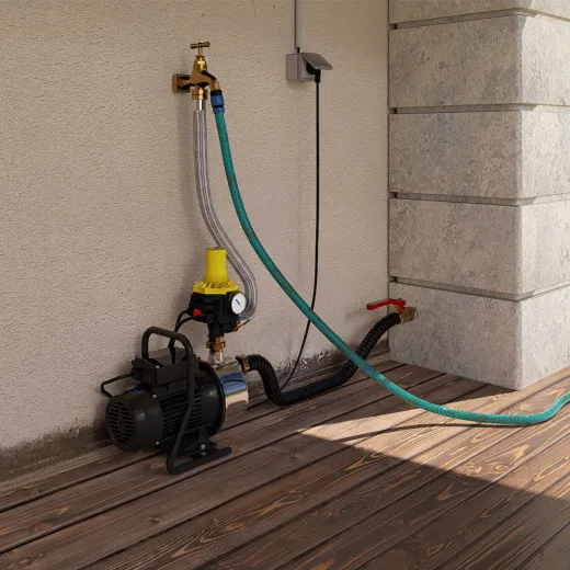 Pompe de surface SFA installée dans un local