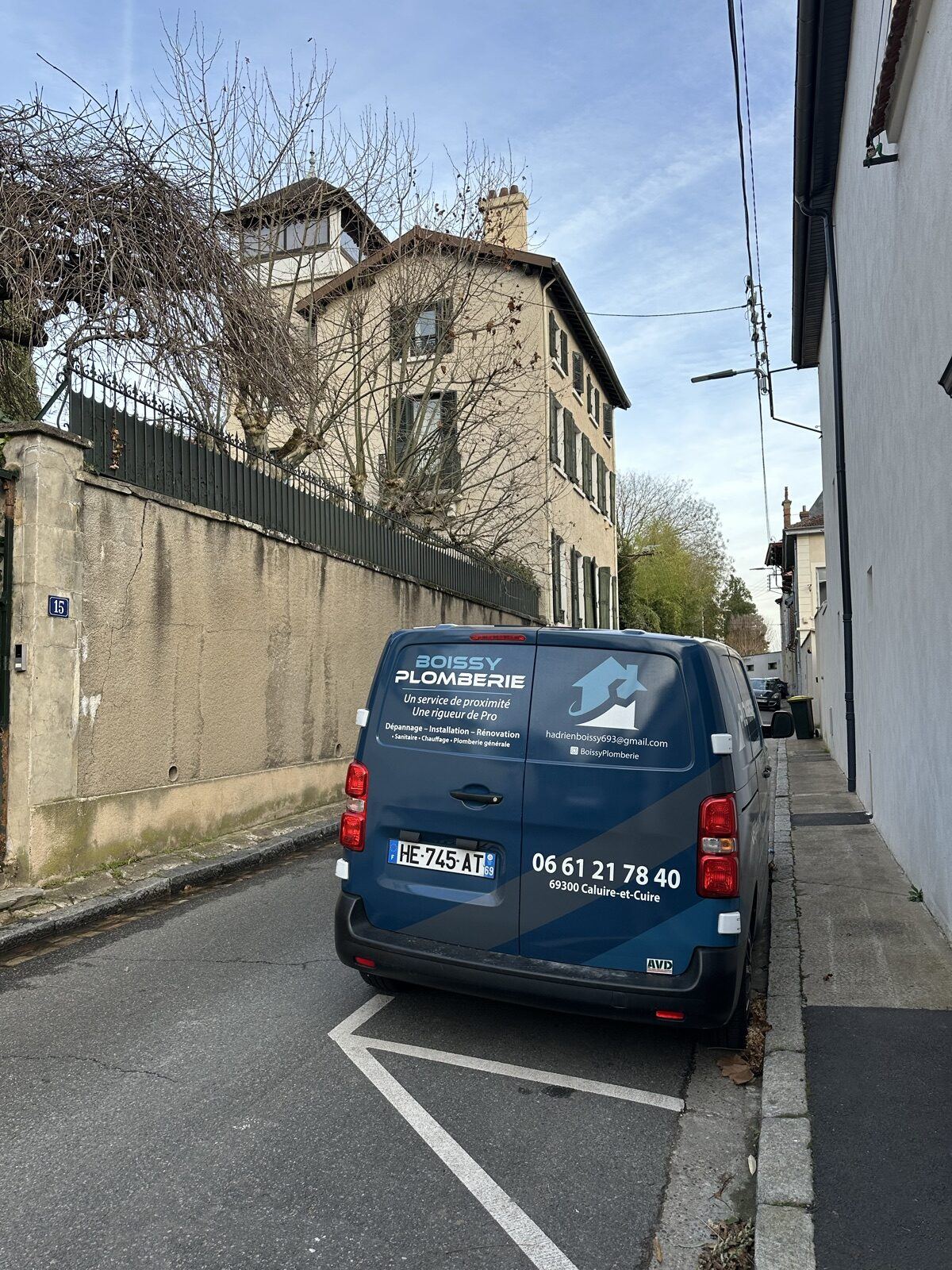 Véhicule d’intervention de Boissy Plomberie